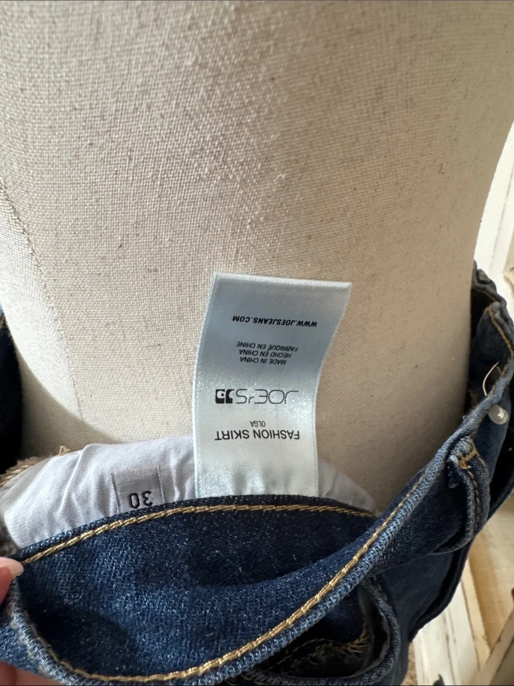 Joe's Jeans Dark Blue Denim skirt